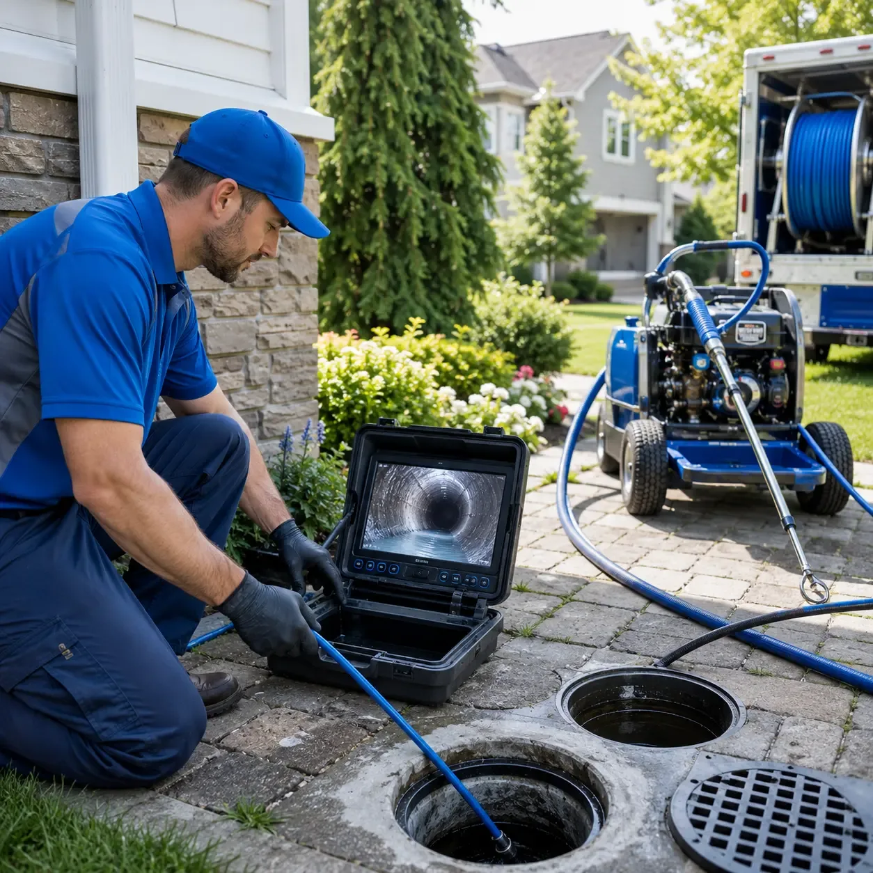 Outdoor drain cleaning professionals serving Mount Ephraim, NJ